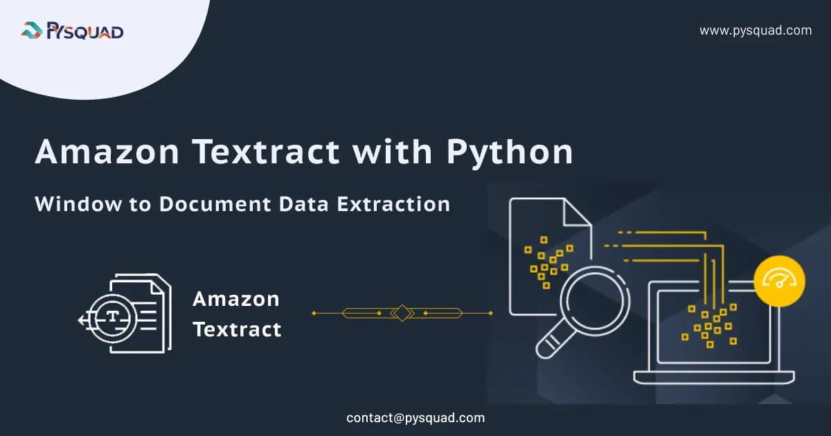 Amazon Textract with Python: Window to Document Data Extraction