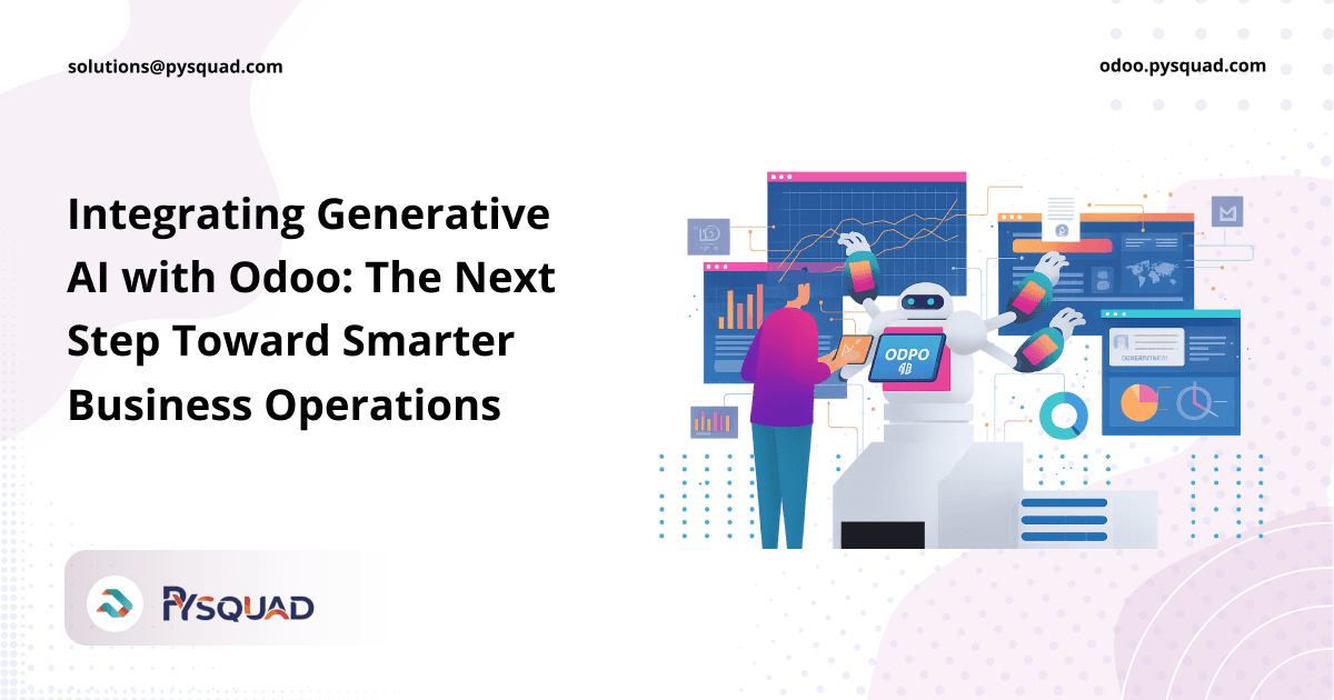 Integrating Generative AI with Odoo: The Next Step Toward Smarter Business Operations