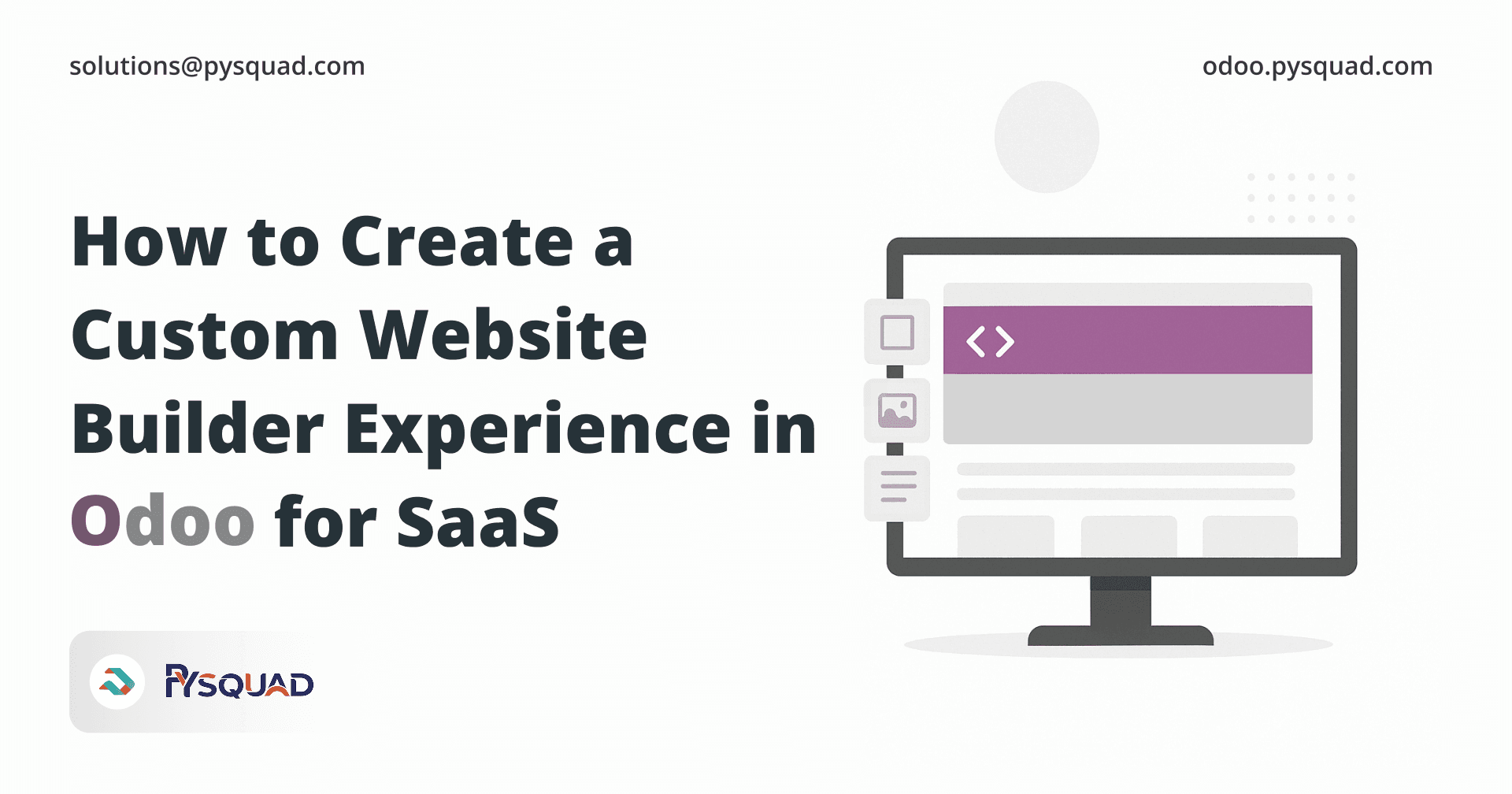How to Create a Custom Website Builder Experience in Odoo for SaaS