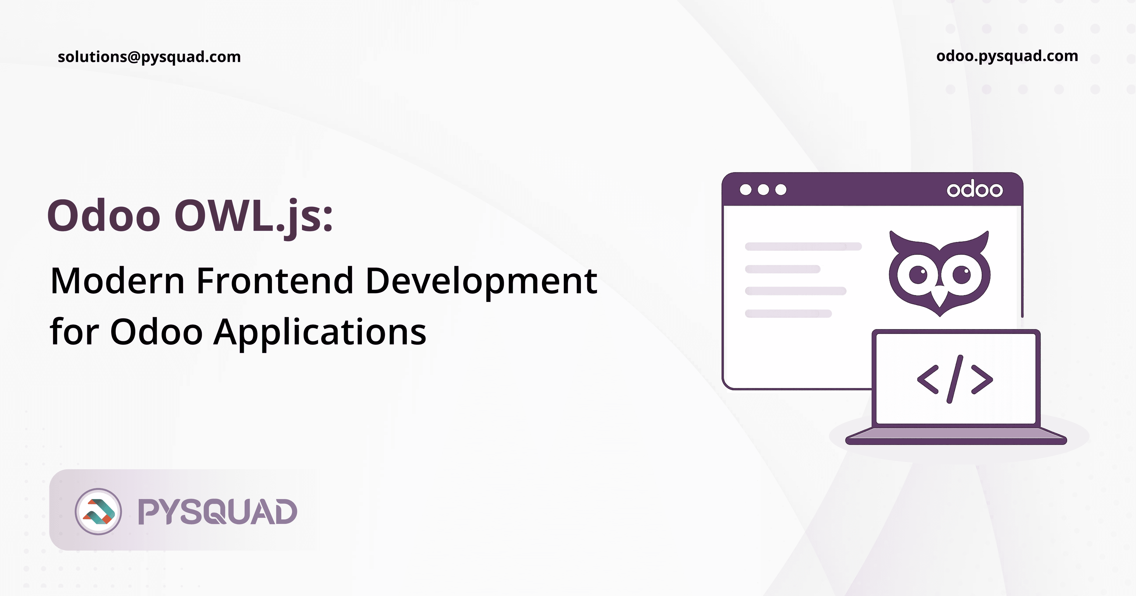 Odoo OWL.js: Modern Frontend Development for Odoo Applications