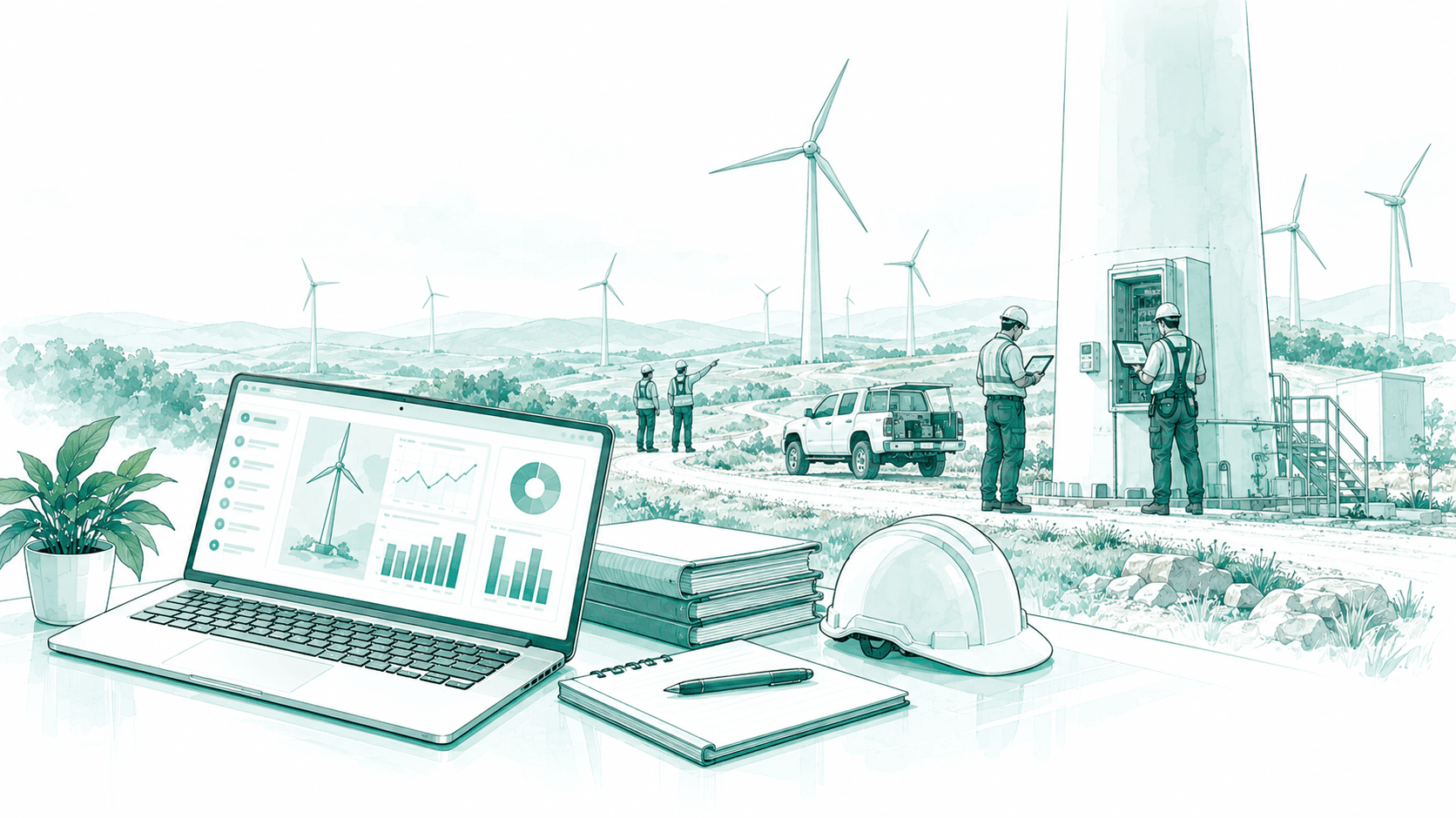 Odoo Wind Turbine Maintenance System